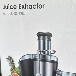 Juice Extractor GS-328L - Silver and Black